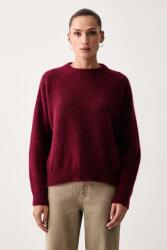 Max Mara női pulóver gyapjú hozzáadásával WKDTUONO - burgundia XL