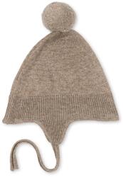 Konges Sløjd gyerek pomponos sapka gyapjúval MATTOU KNIT HELMET - barna 3-6 hónap