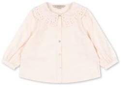 Konges Sløjd gyerek pamut ingblúz RILO COLLAR SHIRT GOTS - bézs 92