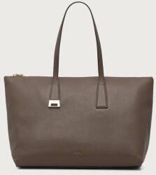 Furla női bőr vászontáska Olivia L Tote - szürke Univerzális méret
