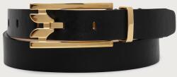 Victoria Beckham női bőr öv Dorian Pin Buckle - fekete 80