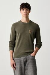 Aeronautica Militare férfi pulóver pamuttal - zöld L
