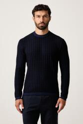 Giorgio Armani pulóver férfi viszkózzal - sötétkék M - answear - 47 990 Ft