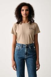 Aeronautica Militare t-shirt női pamut elasztánnal - bézs L