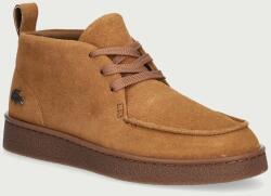 Lacoste férfi velúr cipő BASESHOT CHUKKA - barna Férfi 39.5