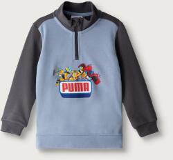 PUMA melegítőfelső gyerek pamuttal X TRANSFORMERS Graphic Half-Zip - kék 122