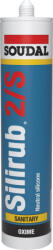 Soudal Silirub 2S szaniter szilikon, színtelen 300ml (173853)