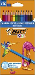 MÖVENPICK Színes ceruza készlet, BIC KIDS "Tropicolors", 12 különböző szín (BC83256611)