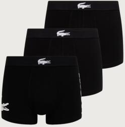 Lacoste testhezálló boxeralsó férfi pamuttal 3-as csomag - fekete S - answear - 24 990 Ft
