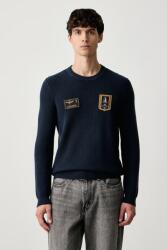 Aeronautica Militare pulóver férfi gyapjúval - sötétkék M - answear - 56 990 Ft