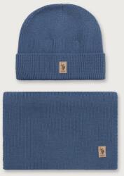 U. S. Polo Assn U. S. Polo Assn. férfi szett LUXURY RIB KNIT GIFT SET - kék Univerzális méret