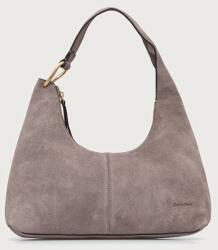 Calvin Klein hobo táska női velúrbőr - barna Univerzális méret
