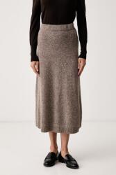Weekend Max Mara szoknya gyapjúval WKDALOA - barna XS