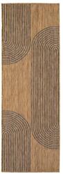 Ayyildiz Fekete-barna kültéri-beltéri futószőnyeg 80x250 cm Mira 1453 - Ayyildiz Carpets