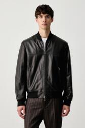 Armani Exchange bomber dzseki férfi bőr - fekete S