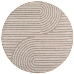Ayyildiz Covor pentru exterior și interior bej rotund ø 80 cm Desert 1301 - Ayyildiz Carpets Covor