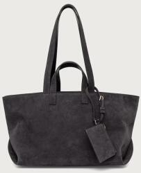 APC A. P. C. shopper női velúrbőr LE DRUMMER - szürke Univerzális méret