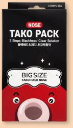 Nightingale Set pentru curățarea porilor de pe nas 3 Step Tako Pack Nose - 5 buc Masca de fata