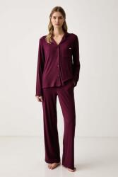 DKNY pizsama női viszkóz - burgundia M - answear - 42 990 Ft