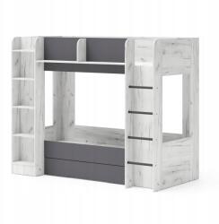 Homlando Emeletes ágy Fuji craft fehér grafit mezzanine (5903769752218)