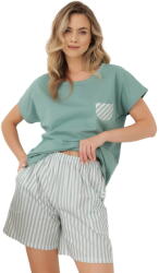 Italian Fashion Pijama dama ITALIAN FASHION FARO scurt salvie print: XXL (AAF-KPZ-FARO-KKSS XXL)