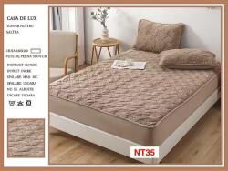 Casa De Lux Huse De Pat Topper Cu Elastic Si 2 Fete De Perna, 180X200, NT35