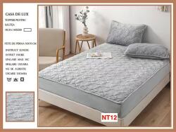 Casa De Lux Huse De Pat Topper Cu Elastic Si 2 Fete De Perna, 140X200, NT12