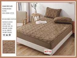 Casa De Lux Huse De Pat Topper Cu Elastic Si 2 Fete De Perna, 140X200, NT10