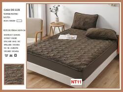 Casa De Lux Huse De Pat Topper Cu Elastic Si 2 Fete De Perna, 140X200, NT11