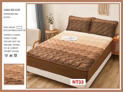 Casa De Lux Huse De Pat Topper Cu Elastic Si 2 Fete De Perna, 180X200, NT33