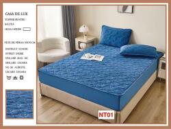 Casa De Lux Huse De Pat Topper Cu Elastic Si 2 Fete De Perna, 140X200, NT01