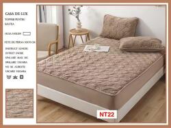 Casa De Lux Huse De Pat Topper Cu Elastic Si 2 Fete De Perna, 160X200, NT22