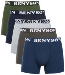 Benysøn 5PACK férfi boxeralsó Benysøn többszínű (4001) M