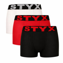 Styx 3PACK gyerek boxeralsó Styx sportos gumi többszínű (3GJ49014) 9-11 éves
