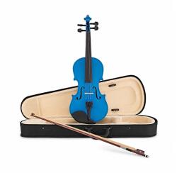 DEPOX Vioara Clasica 1/2 DEPOX®, 52 cm, Lemn, Arcus, Cutie de Transport si Sacaz, Albastra (2141)