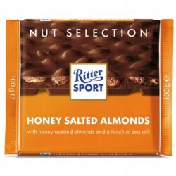Ritter SPORT Tejcsokoládé egész mandulával, mézben sózva 100g (4000417670410)