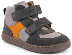 Froddo ghete barefoot din piele pentru copii, pentru tot anul, LOOP HIGH-TOPS GREY G2110157-3 - 30
