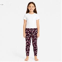  Lány leggings fekete gumis macik méret164 új