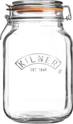 Kilner Négyszögletes csatos befőttesüveg - 2 l