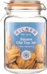 Kilner Négyszögletes csatos befőttesüveg - 3 l