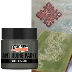 Pentart antikoló festék, 50 ml - algazöld