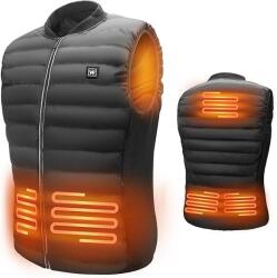 Antelife Fűthető Mellény XL - 3 Hőmérsékleti Szinttel, Uniszex, USB Töltés (X001EA1WRD)