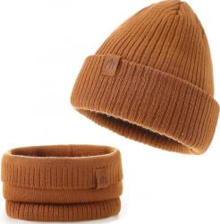 AHAHA Kisgyermek Sapka és Körsál Szett M méret Barna színű (X001FWJ1XH)