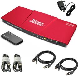 Tesmart HDMI KVM Switch - 4x2 (2 PC / 2Monitor), DP, 4K@60Hz, USB 2.0 (X00140TYJ1)