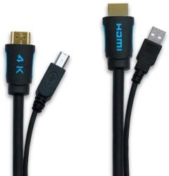 TESmart KVM kábel 2 az 1-ben HDMI és USB - USB-A, USB-B, KVM switchekhez, TESmart (X0019OHOE9)