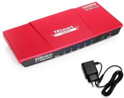 TESmart UHD HDMI Splitter 1x4 - 4K@60Hz, HDR, 18 Gbps (Korallpiros) (X000Z5U8OV)