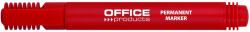 Office Products Permanent marker, varf rotund, corp plastic, Office Products - rosu (OF-17071211-04) - officeclass