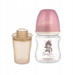 Canpol babies Canpol Széles kólika gátló cumisüveg 120ml Bonjour 0m+ tejtárolóval (35/231_pin)