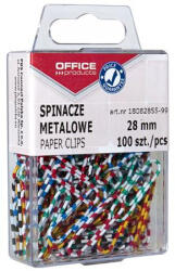 Office Products Gemkapocs, 28 mm, csíkos, OFFICE PRODUCTS, színes (18082855-99) - iroszer24
