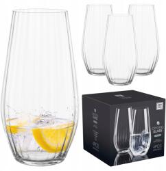  4X Kristálypohár Koktélokhoz Ital 580 ML Szett (ADD_SR4000_130)